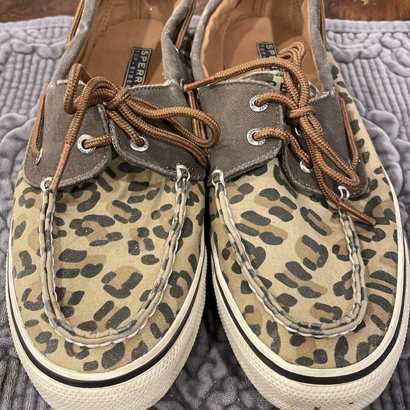 Leopard Sperry Top-Siders -Sz 8 - Picture 3 of 10